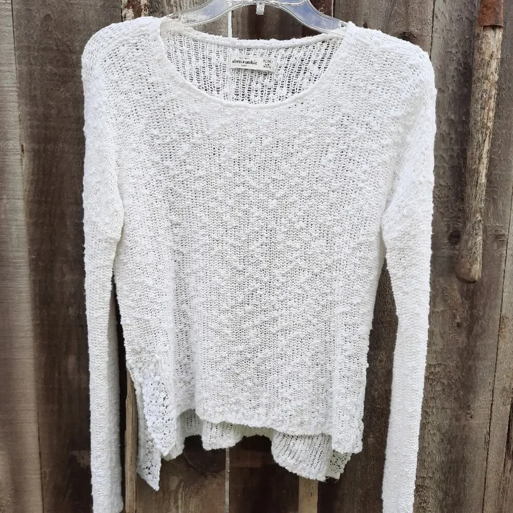 💖 Abercrombie kids knitted sweater top